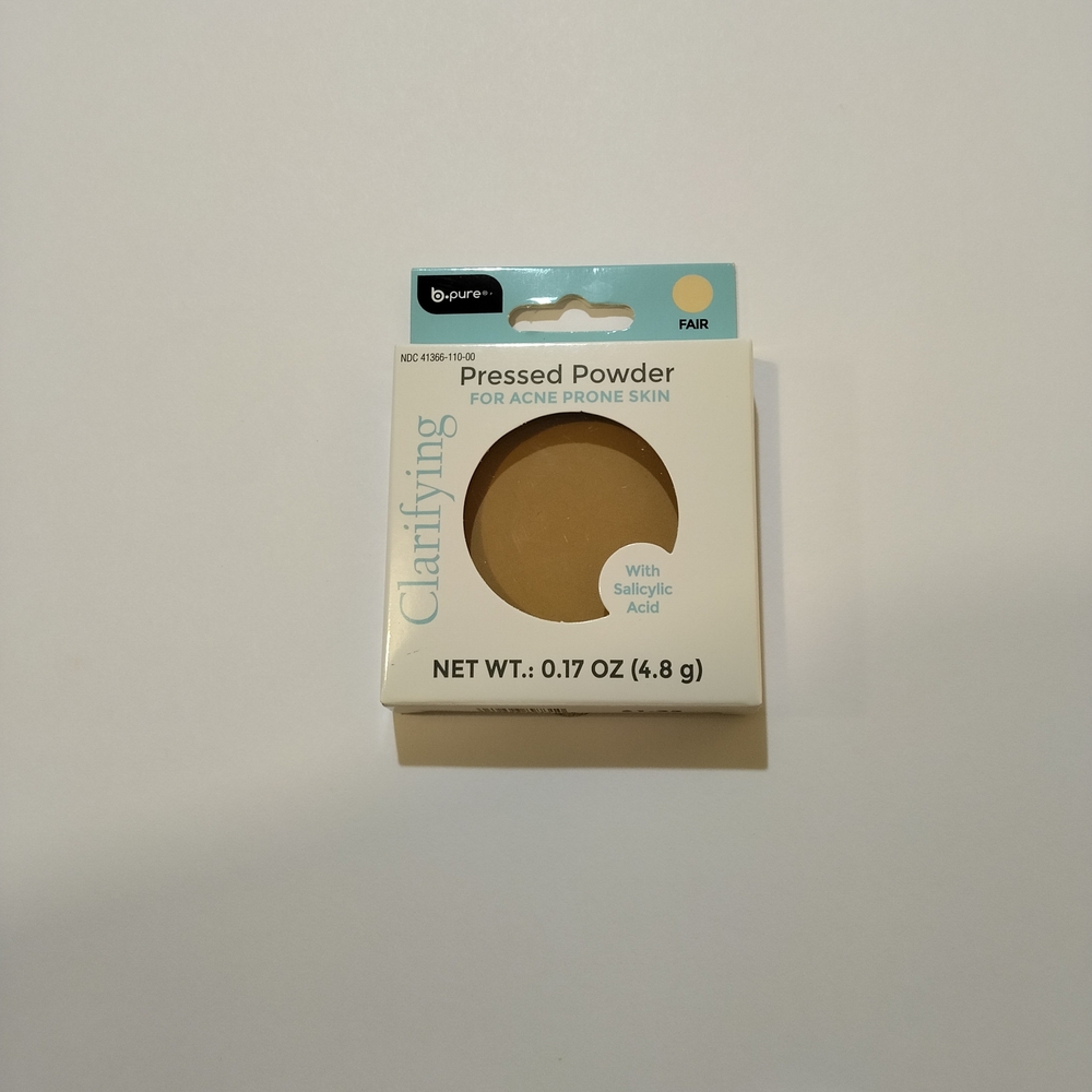 b.pure Clarifying Pressed Powder for Acne Prone Skin - Fair- Hard to Find